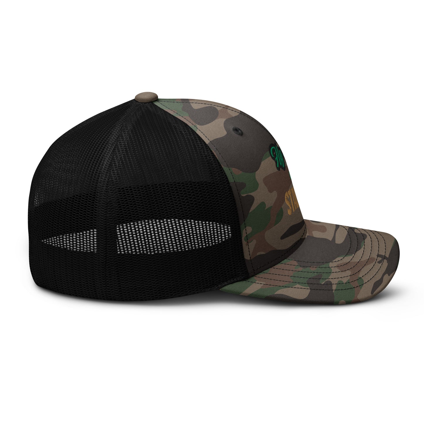 Fligh High or Stall Trying Camouflage Pilot Hat